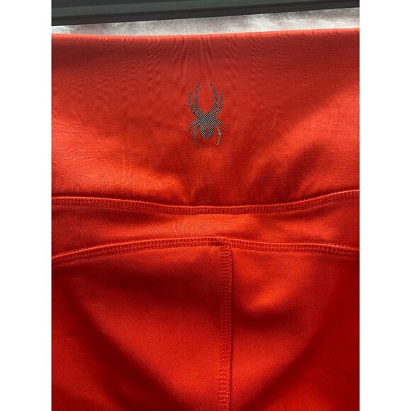 Spyder Active Women's Size M Red Leggings with Side Pockets - Picture 7 of 8